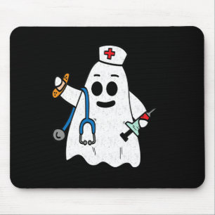 Tapis De Souris Infirmière Ghost Scrub Costume Halloween mignonne