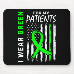 Tapis De Souris Infirmière Green pour mes patients