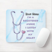 Tapis De Souris Infirmière inscrite (Avec souris)