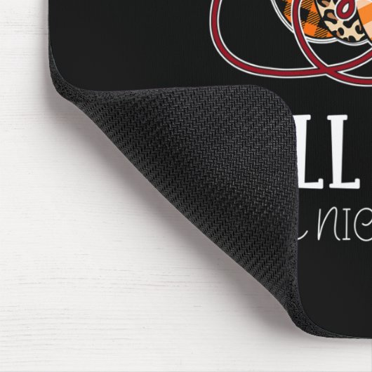 Tapis De Souris Infirmière Leopard Citrouille Automne Vibes Et Que (Coin)