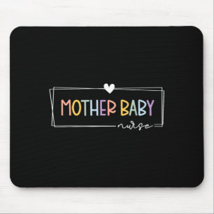 Tapis De Souris Infirmière Mère Bébé Unité post-partum Médical Est