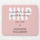 Tapis De Souris Infirmière néonatale NNP personnalisée (Devant)