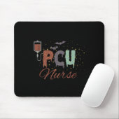 Tapis De Souris Infirmière PCU Halloween Infirmière rétro Soins pr (Avec souris)