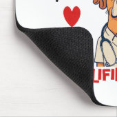 Tapis De Souris Infirmière Qualifiée Pawsitivement (Coin)