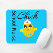 Tapis De Souris Infirmière scolaire Chick v1 (Avec souris)