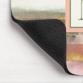 Tapis De Souris Influence du monogramme | de culture d'or de ligne (Coin)