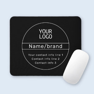 Tapis De Souris Informations de contact d'entreprise ou de marque