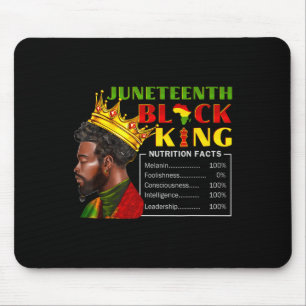 Tapis De Souris Informations nutritionnelles du roi noir Juneteent