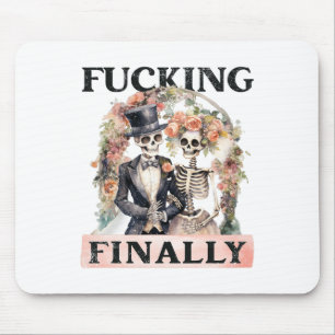Tapis De Souris Ing Finalement Bridesmaid Skeleton Bride Groom Hal