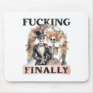 Tapis De Souris Ing Finalement Bridesmaid Skeleton Bride Groom Hal