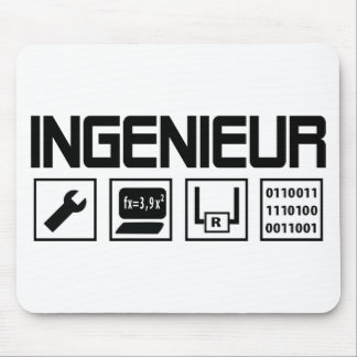 Tapis De Souris ingéneur avec icône d'outils