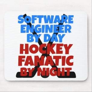 Tapis De Souris Ingénieur logiciel de Hockey Lover