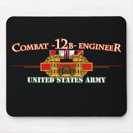 Tapis De Souris Ingénieur OEF du combat 12B (Devant)
