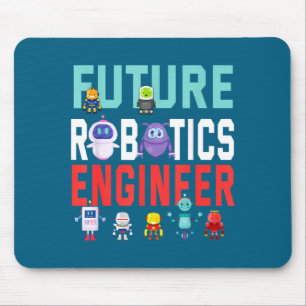 Tapis De Souris Ingénieur roboticien futur Conception d'ingénieur