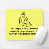 Tapis De Souris Ingénieurs et créativité (Avec souris)
