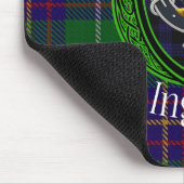 Tapis De Souris Inglis Scottish Clan Tartan and Crest (Coin)
