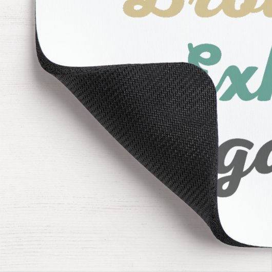 Tapis De Souris Inhale Brownies Exhale Négativité Pad (Coin)