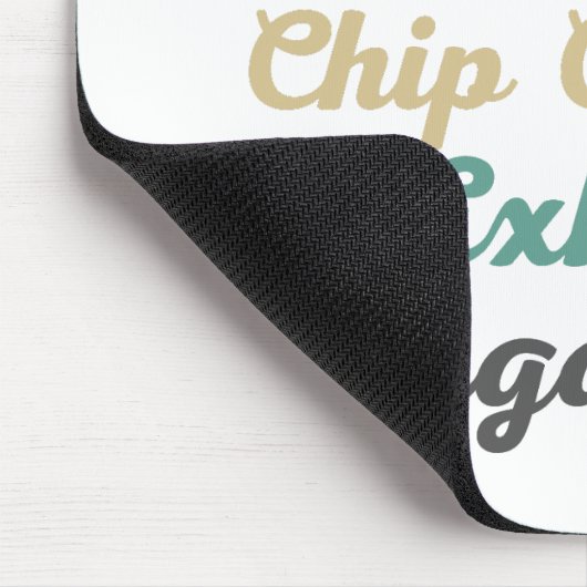 Tapis De Souris Inhale Chocolate Chip Cookies Exhale Négativité (Coin)