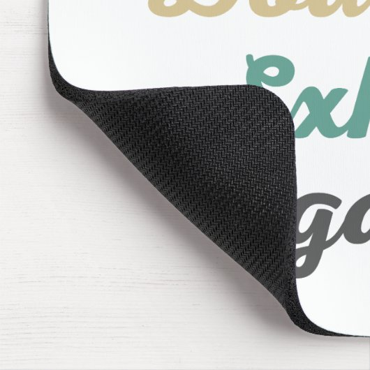 Tapis De Souris Inhale Doughnut Exhale Négativité Pad (Coin)