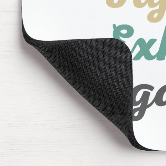 Tapis De Souris Inhale Fajitas Exhale Négativité Pad (Coin)