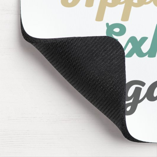 Tapis De Souris Inhale Pomme Pie Exhale Négativité Pad (Coin)