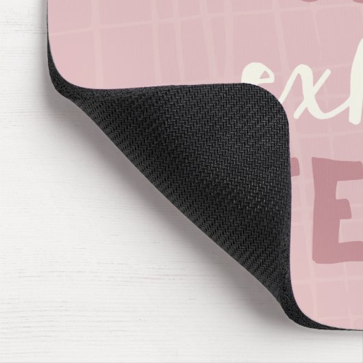Tapis De Souris Inhalez le courage exhalent la crainte (Coin)