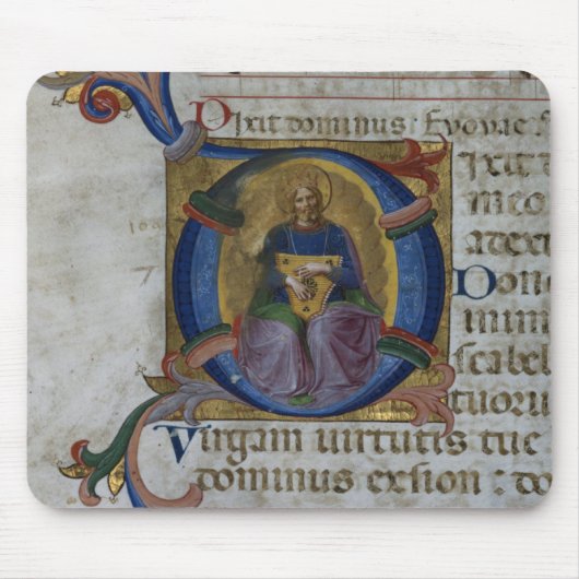 Tapis De Souris Initiale "D" de Mme 531 f.169v Historiated (Devant)
