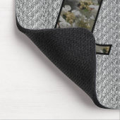 Tapis De Souris Initiale monogramme F Hydrangea Floral Mousepad (Coin)