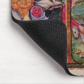 Tapis De Souris Initiale "N" de Historiated dépeignant des moutons (Coin)