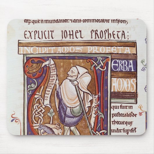 Tapis De Souris Initiale "V" de Historiated dépeignant des AMOs (Devant)