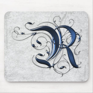 Tapis De Souris Initiale vintage R
