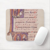 Tapis De Souris Initiales 'P de Historiated (Avec souris)