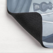 Tapis De Souris "Inondant la Chambre" Mousepad (Coin)