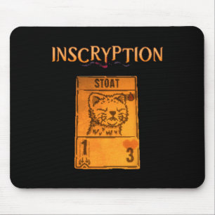 Tapis De Souris Inscryption Psychologique Stoad Card Jeu Hallowee