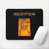 Tapis De Souris Inscryption Psychologique Stoad Card Jeu Hallowee (Avec souris)