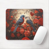 Tapis De Souris Inséparables mignons (Avec souris)