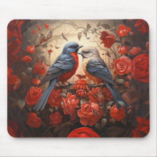 Tapis De Souris Inséparables mignons