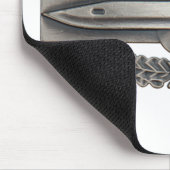 Tapis De Souris Insigne d'action de combat (Coin)