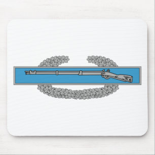 Tapis De Souris Insigne de fantassin de combat CIB vétéran de l'ar