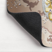 Tapis De Souris Insigne de ligne bleue mince (Coin)