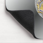 Tapis De Souris Insigne de ligne bleue mince (Coin)