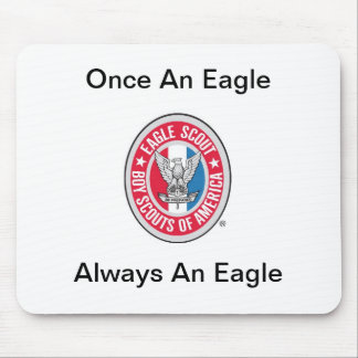 Tapis De Souris Insigne de scoutisme d'aigle Mousepad