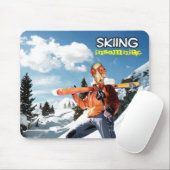 Tapis De Souris Insomniac de ski (Avec souris)
