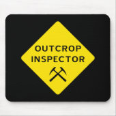 Tapis De Souris Inspecteur des cultures agricoles Mousepad (Devant)