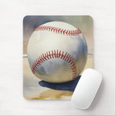 Tapis De Souris Inspiration baseball (Avec souris)