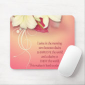 Tapis De Souris Inspiration d'aujourd'hui (Avec souris)