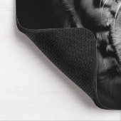 Tapis De Souris Inspiration de tigre noir et blanc (Coin)