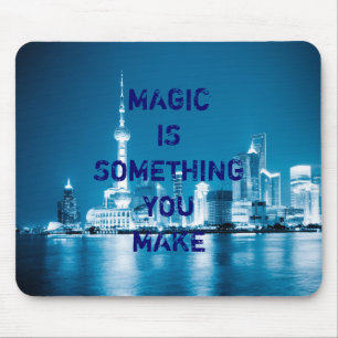 Tapis De Souris Inspiration espoir citation ville nuit