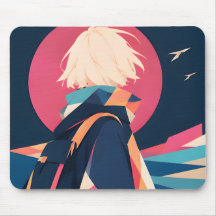 Tapis de souris inspiré d'anime de collection