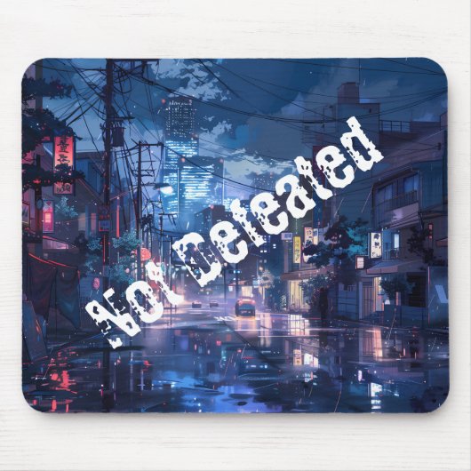 Tapis de souris inspiré de l'anime Not Defeated  (Devant)